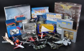 LARGE COLLECTION OF ASSORTED AVIATION THEMED DIECAST