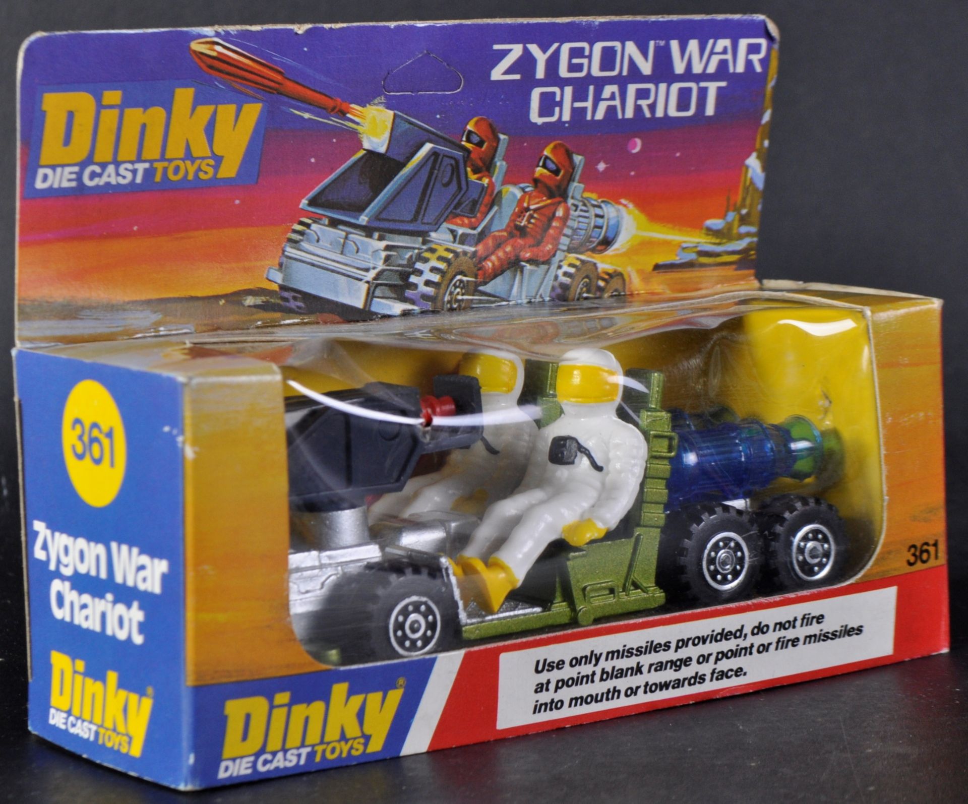 VINTAGE DINKY TOYS DIECAST MODEL ZYGON WAR CHARIOT - Image 5 of 6