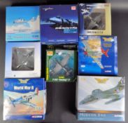 COLLECTION OF ASSORTED AVIATION THEMED DIECAST MODELS
