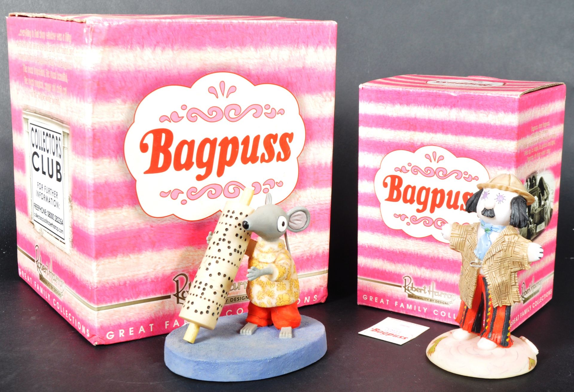 BAGPUSS – ROBERT HARROP – BOXED RESIN STATUES / FIGURINES