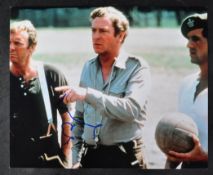 SIR MICHAEL CAINE - ESCAPE TO VICTORY - AUTOGRAPHED 8X10" PHOTO - ACOA