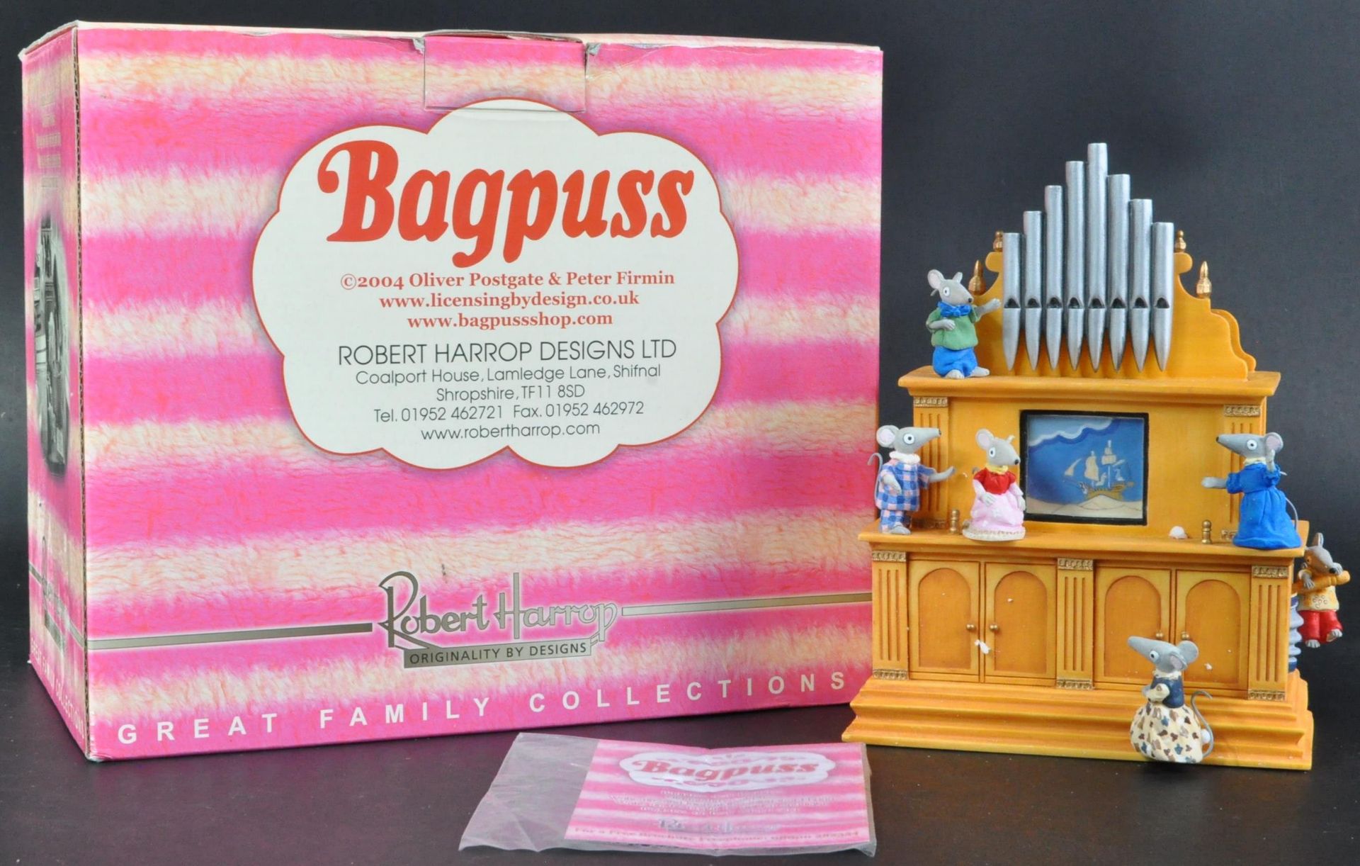 BAGPUSS – ROBERT HARROP – BOXED RESIN STATUE / FIGURINE