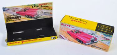 THUNDERBIRDS - DINKY TOYS 100 FAB 1 AUTOGRAPHED MODEL BOX