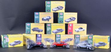 COLLECTION OF ATLAS EDITIONS DIECAST CLASSIC SPORTS CAR MODELS