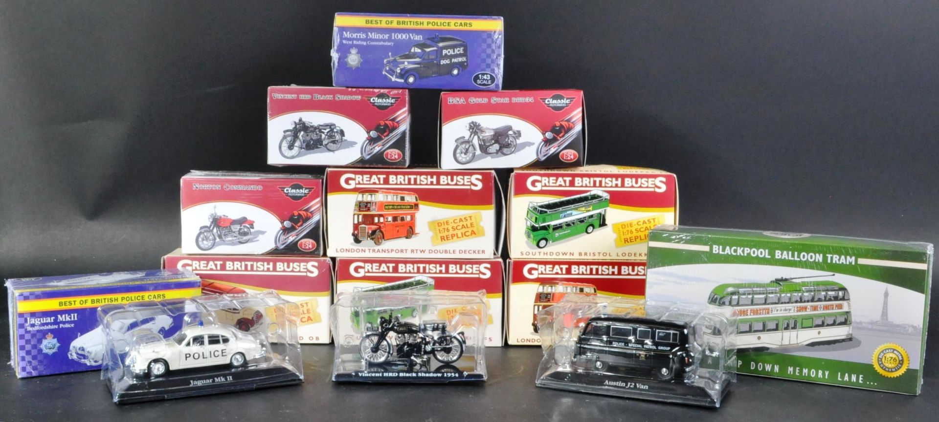 COLLECTION OF ATLAS EDITIONS DIECAST MODELS