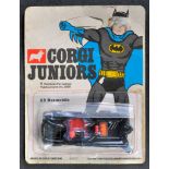 ORIGINAL VINTAGE CORGI JUNIORS DIECAST BATMOBILE