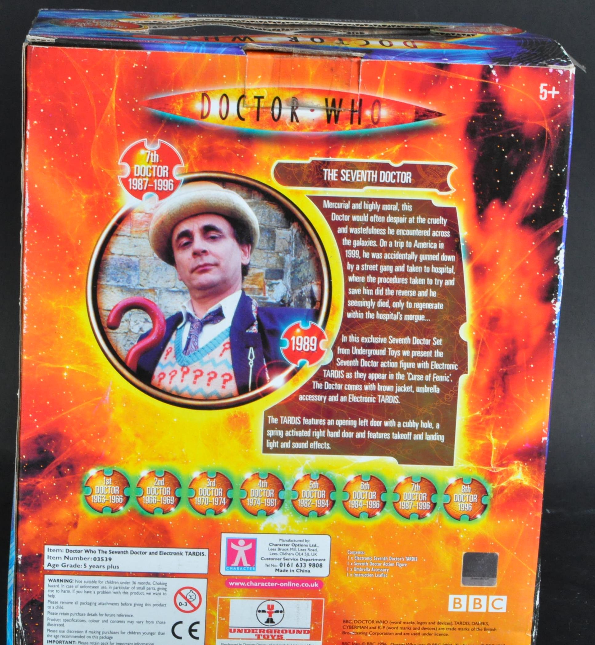 DOCTOR WHO - UNDERGROUND TOYS - SEVENTH DOCTOR ELECTRONIC TARDIS - Image 5 of 5