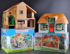 TWO VINTAGE SYLVANIAN FAMILIES HOUSE PLAYSETS