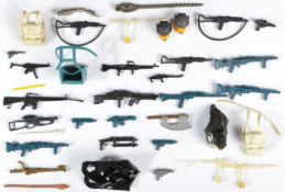 STAR WARS - LARGE COLLECTION OF ORIGINAL WEAPONS & ACCESSORIES