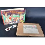 VINTAGE WALT DISNEY SNOW WHITE MAGIC MIRROR 3D BOOK