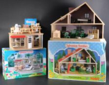 TWO VINTAGE TOMY SYLVANIAN FAMILIES PLAYSETS