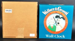 WALLACE & GROMIT - AARDMAN ANIMATIONS - UNUSED VINTAGE WALL CLOCK