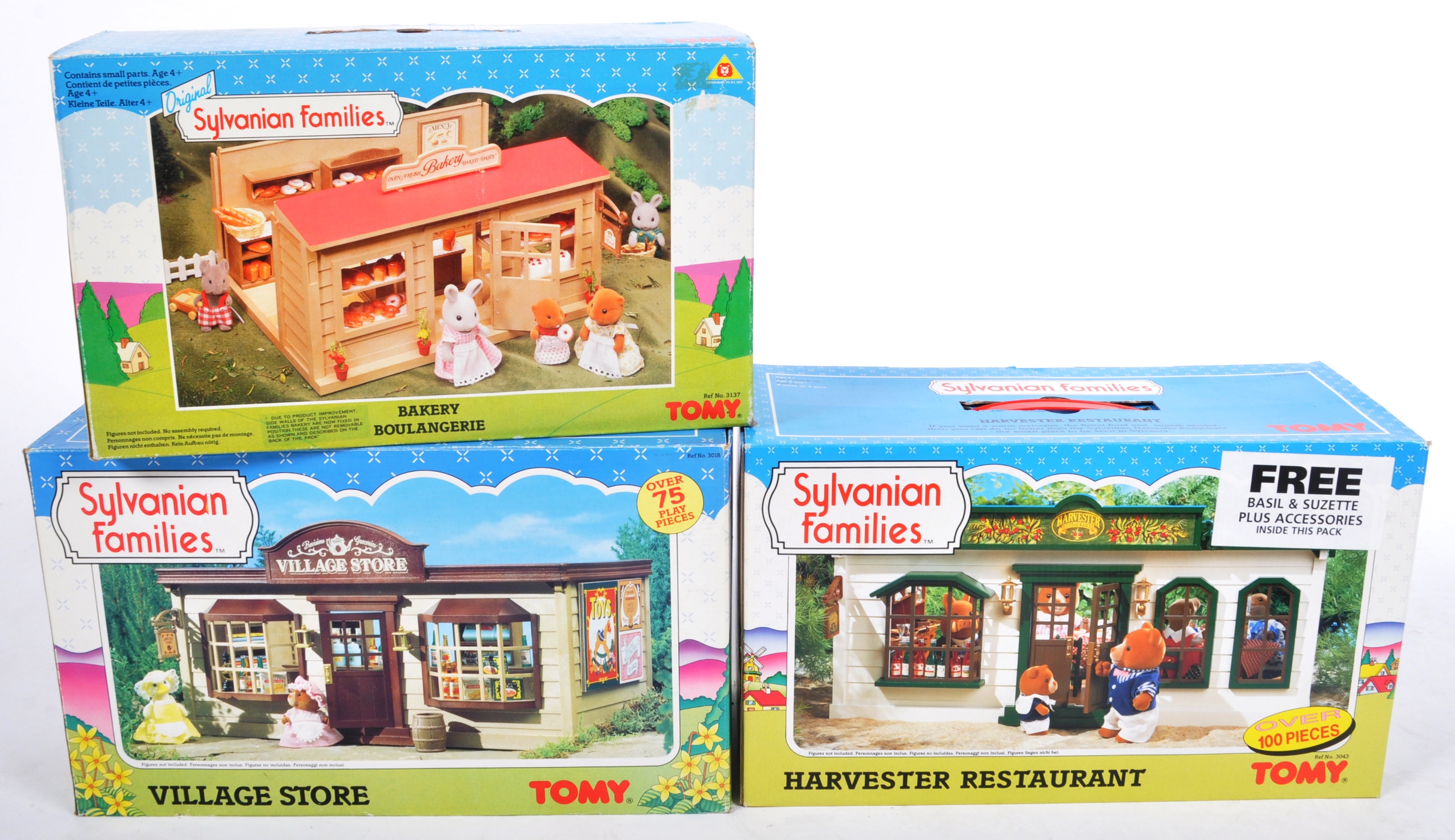 COLLECTION OF X3 VINTAGE SYLVANIAN FAMILIES PLAY SETS - Image 11 of 11