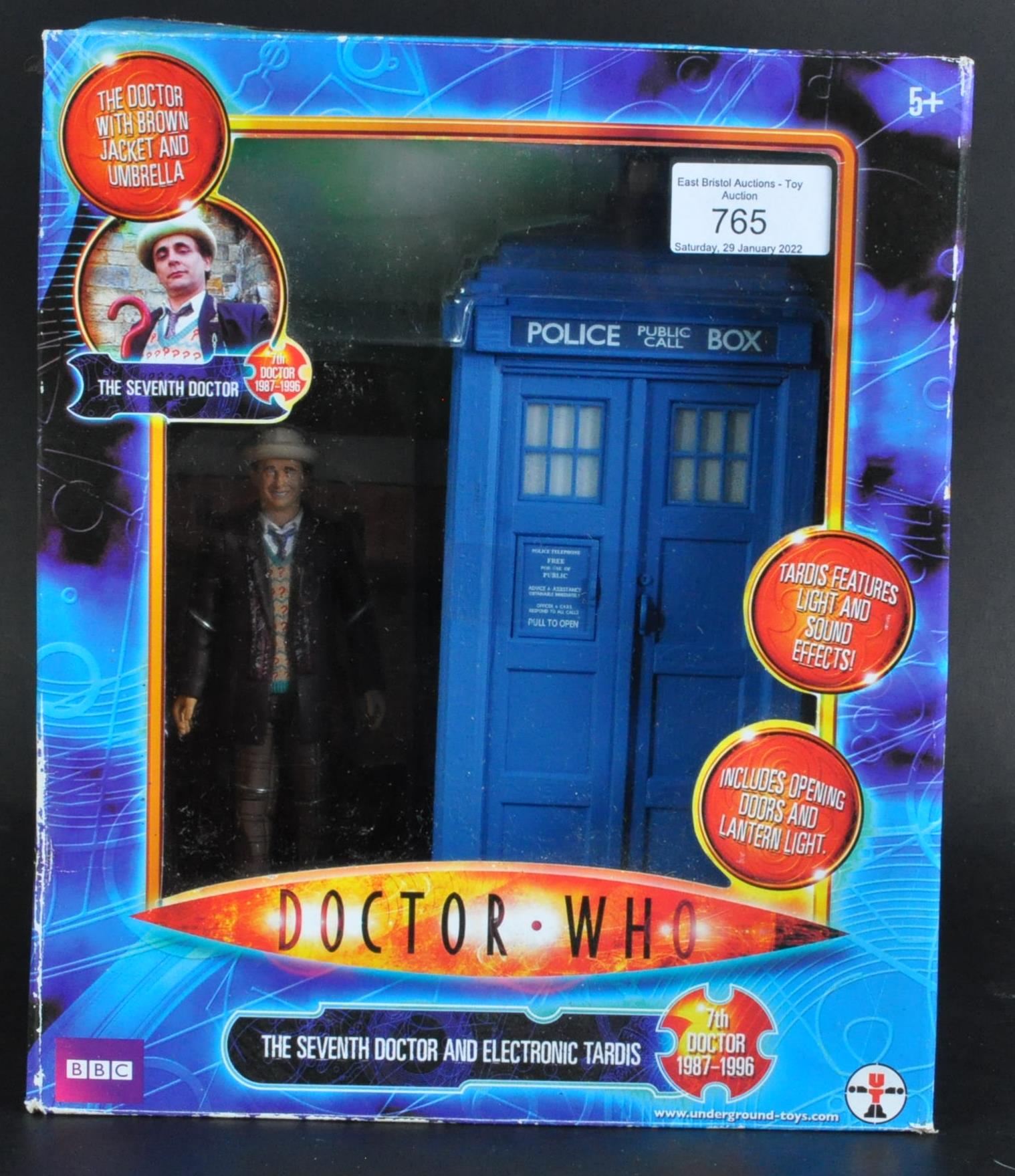 DOCTOR WHO - UNDERGROUND TOYS - SEVENTH DOCTOR ELECTRONIC TARDIS