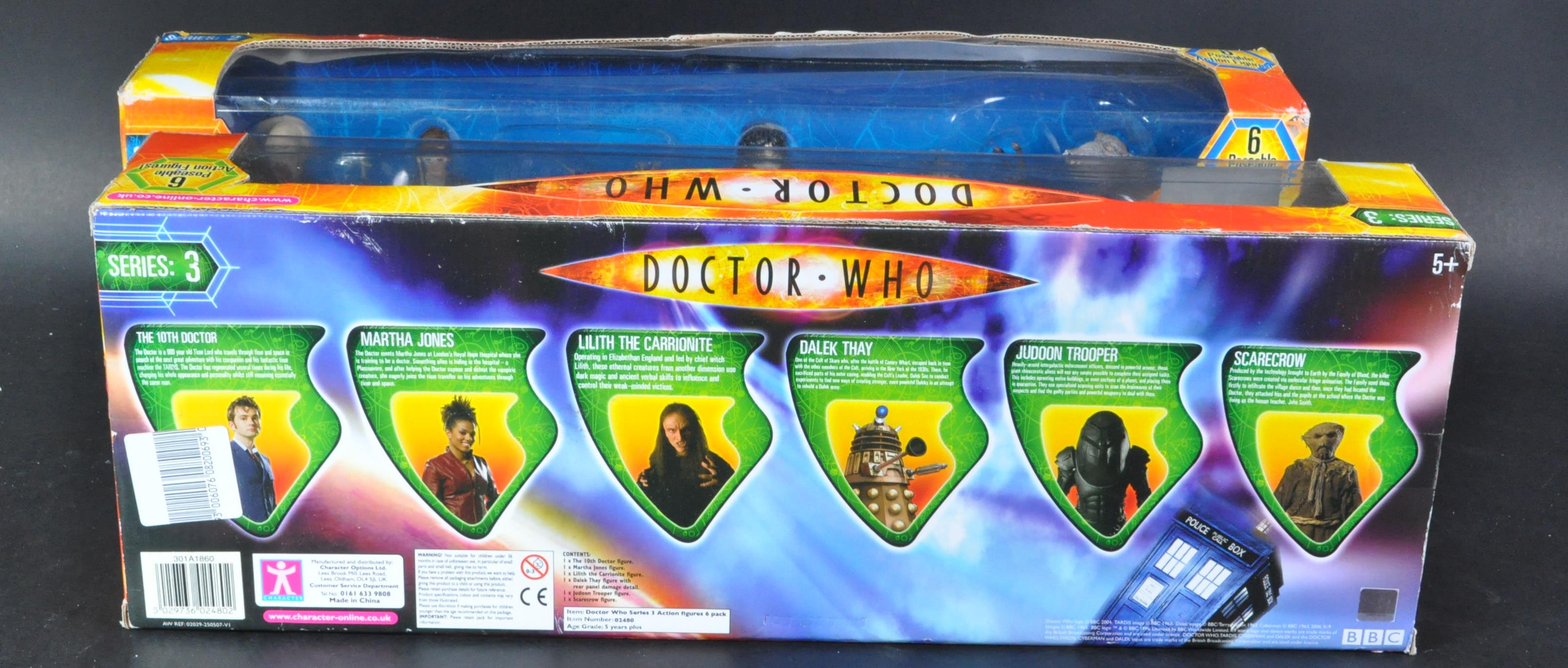 DOCTOR WHO - CHARACTER OPTIONS - TWO 6 FIGURE GIFT PACK ACTION FIGURES - Image 7 of 7