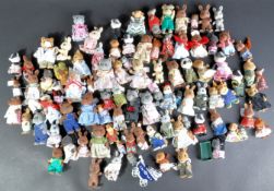 LARGE COLLECTION OF VINTAGE SYLVANIAN FAMILIES FIGURES