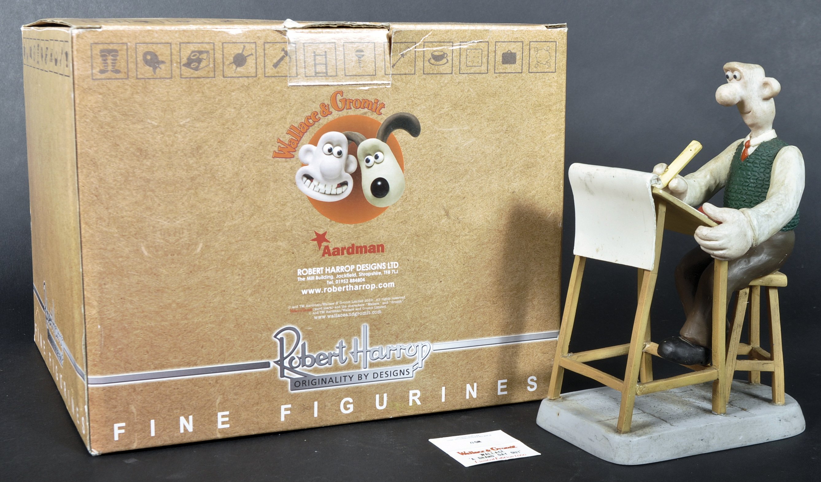 WALLACE & GROMIT - ROBERT HARROP - LIMITED EDITION FIGURINE