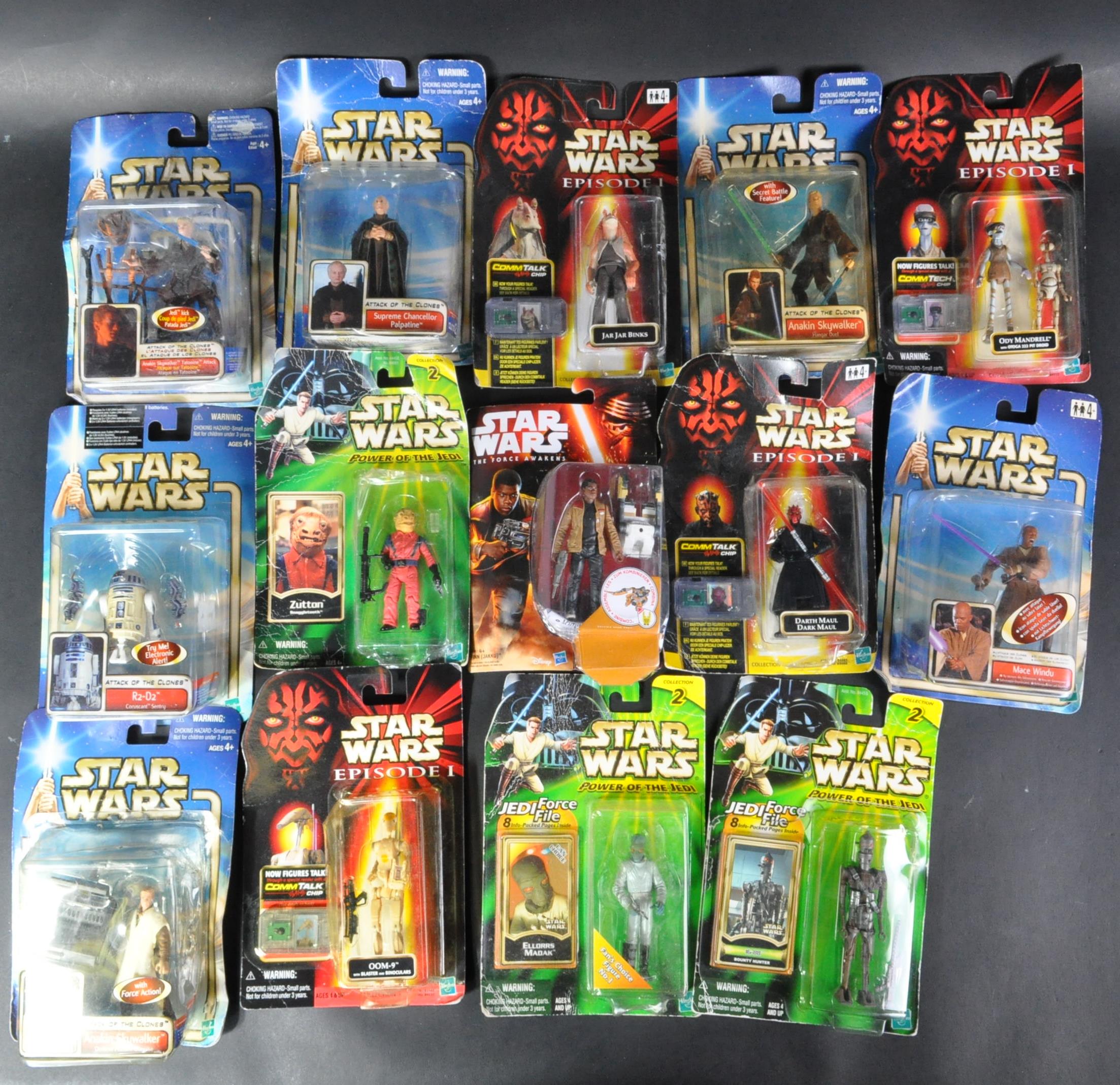 STAR WARS - COLLECTION OF KENNER / HASBRO CARDED ACTION FIGURES
