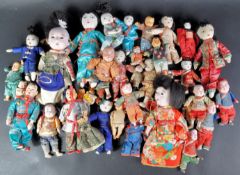 LARGE COLLECTION OF ASSORTED ORIENTAL DOLLS