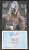 LORD OF THE RINGS - KARL URBAN SIGNED PHOTOCARD