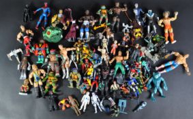 LARGE COLLECTION OF ASSORTED RETRO PLAYSET ACTION FIGURES