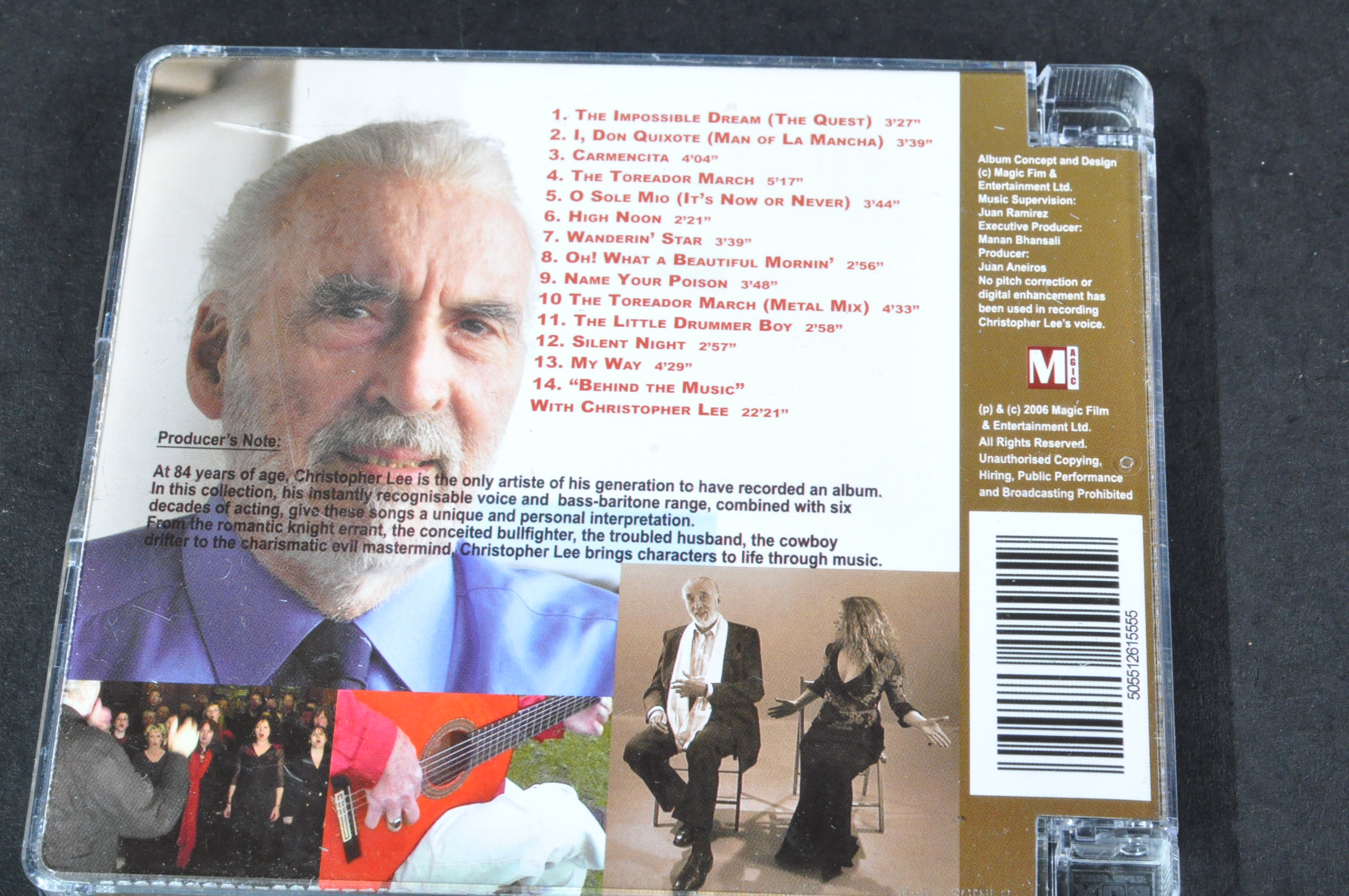 SIR CHRISTOPHER LEE - REVELATION - AUTOGRAPHED CD - Image 3 of 4
