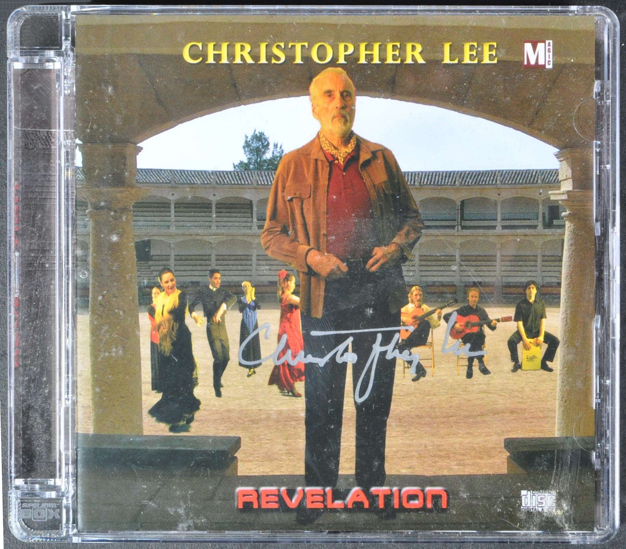 SIR CHRISTOPHER LEE - REVELATION - AUTOGRAPHED CD