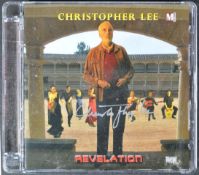 SIR CHRISTOPHER LEE - REVELATION - AUTOGRAPHED CD