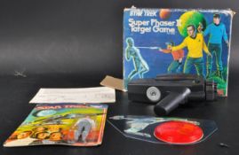 TWO VINTAGE MEGO STAR TREK PLAYSET AND CARDED ACTION FIGURE