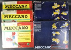 COLLECTION OF VINTAGE MECCANO CONSTRUCTOR SETS