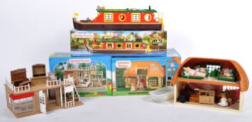 COLLECTION OF VINTAGE SYLVANIAN FAMILIES PLAYSETS