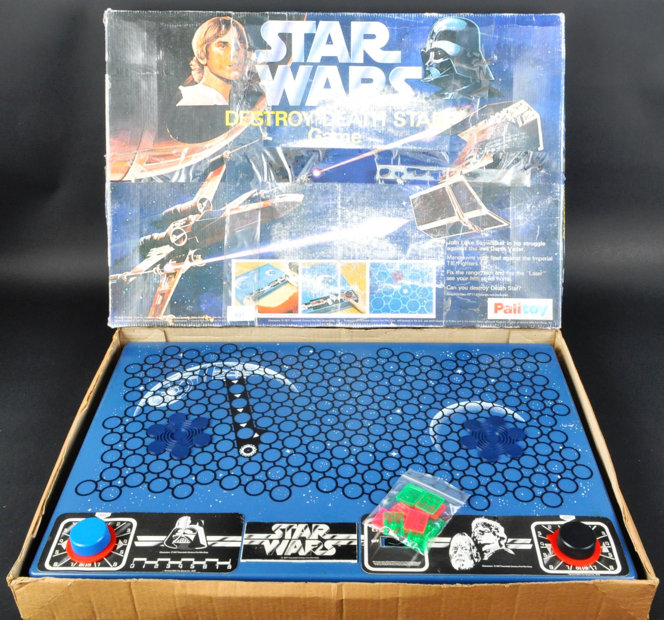 STAR WARS - ORIGINAL VINTAGE PALITOY DESTROY DEATH STAR GAME