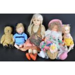 BEARS & DOLLS - A COLLECTION OF VINTAGE DOLLS & TEDDY BEAR