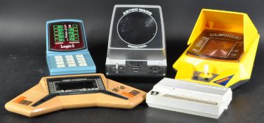 COLLECTION OF VINTAGE ELECTRONIC TABLETOP GAMING CONSOLES