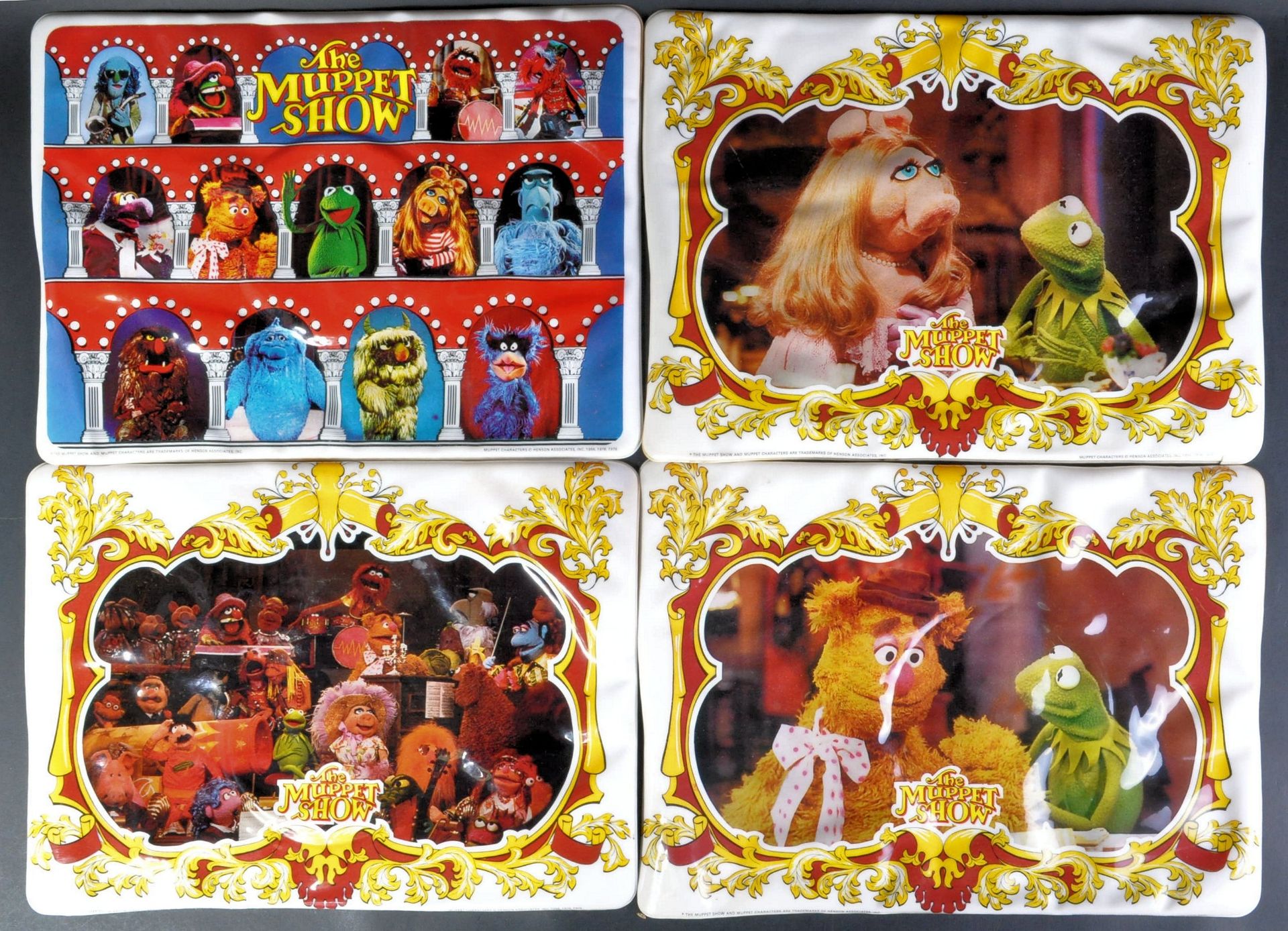 THE MUPPET SHOW - SET OF VINTAGE CHILDREN'S PLACEMATS