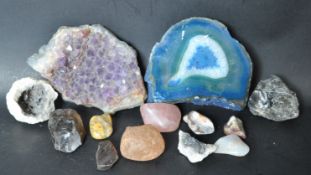 OF GEOLOGICAL INTEREST - COLLECTION OF VARIOUS GEMSTONES
