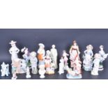 LARGE COLLECTION OF 19TH CENTURY AND LATER CONTINENTAL BISQUE FIGURINES