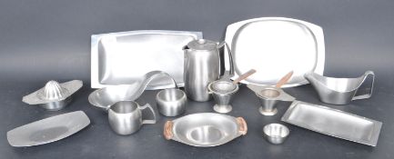 COLLECTION OF DANISH AND OLD HALL STAINLESS STEEL