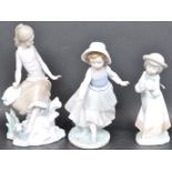 COLLECTION OF VINTAGE PORCELAIN FIGURINES - LLADRO / NAO