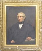 LARGE 19TH CENTURY SCOTTISH OIL ON CANVAS PORTRAIT PAINTING