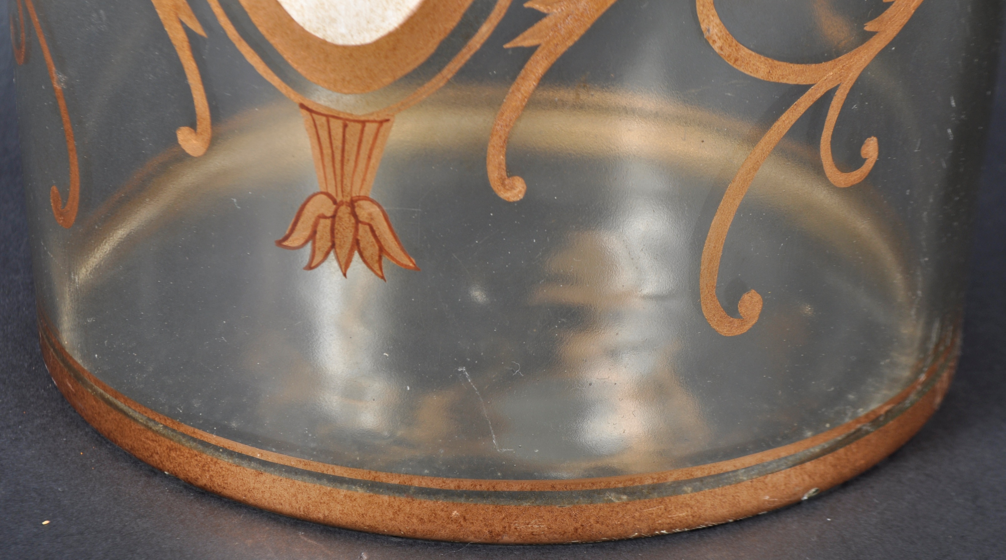 LARGE 19TH CENTURY VICTORIAN GILT GLASS SWEET JAR - Image 3 of 7