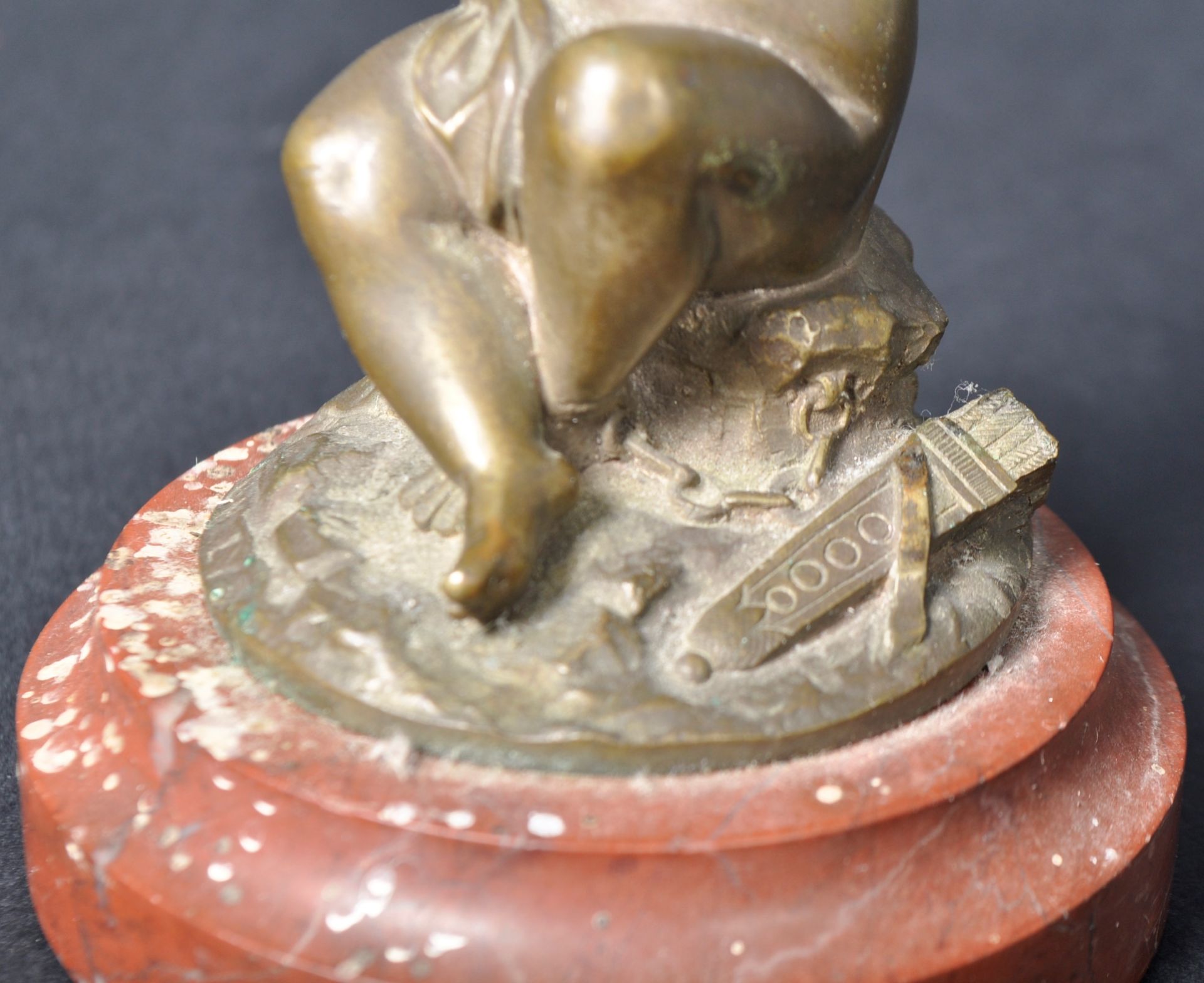 LOUIS KLEY - (1833-1911) - CUPID BOUND - BRONZE FIGURINE - Bild 4 aus 7