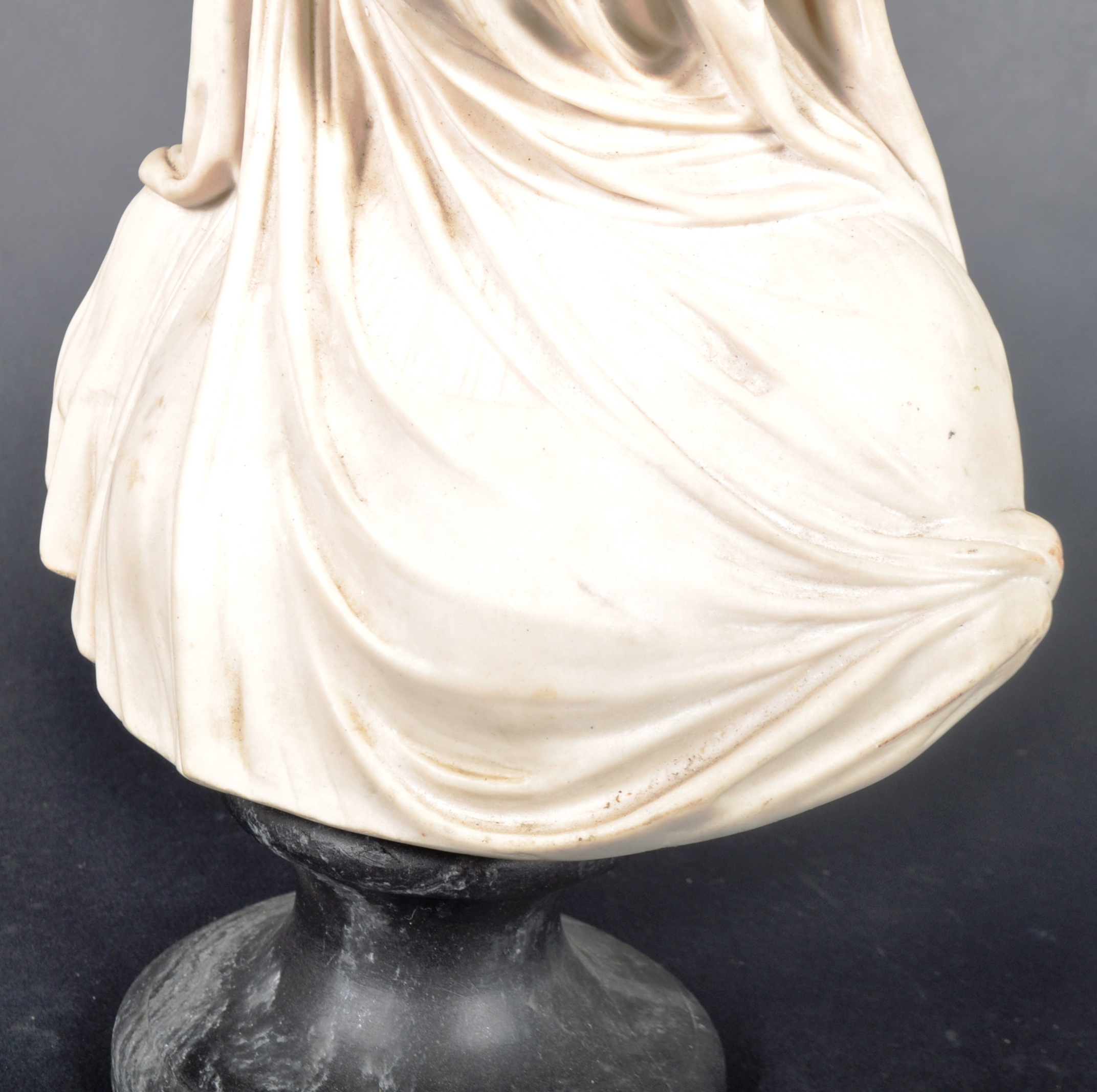 AFTER RAPHAELLE MONTI - THE VEILED VIRGIN - 20TH CENTURY BUST - Image 4 of 8