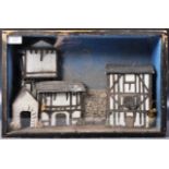 EARLY 20TH CENTURY GLASS CASED STREET SCENE