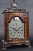 19TH CENTURY FRENCH MAHOGANY POGODA BRACKET CLOCK