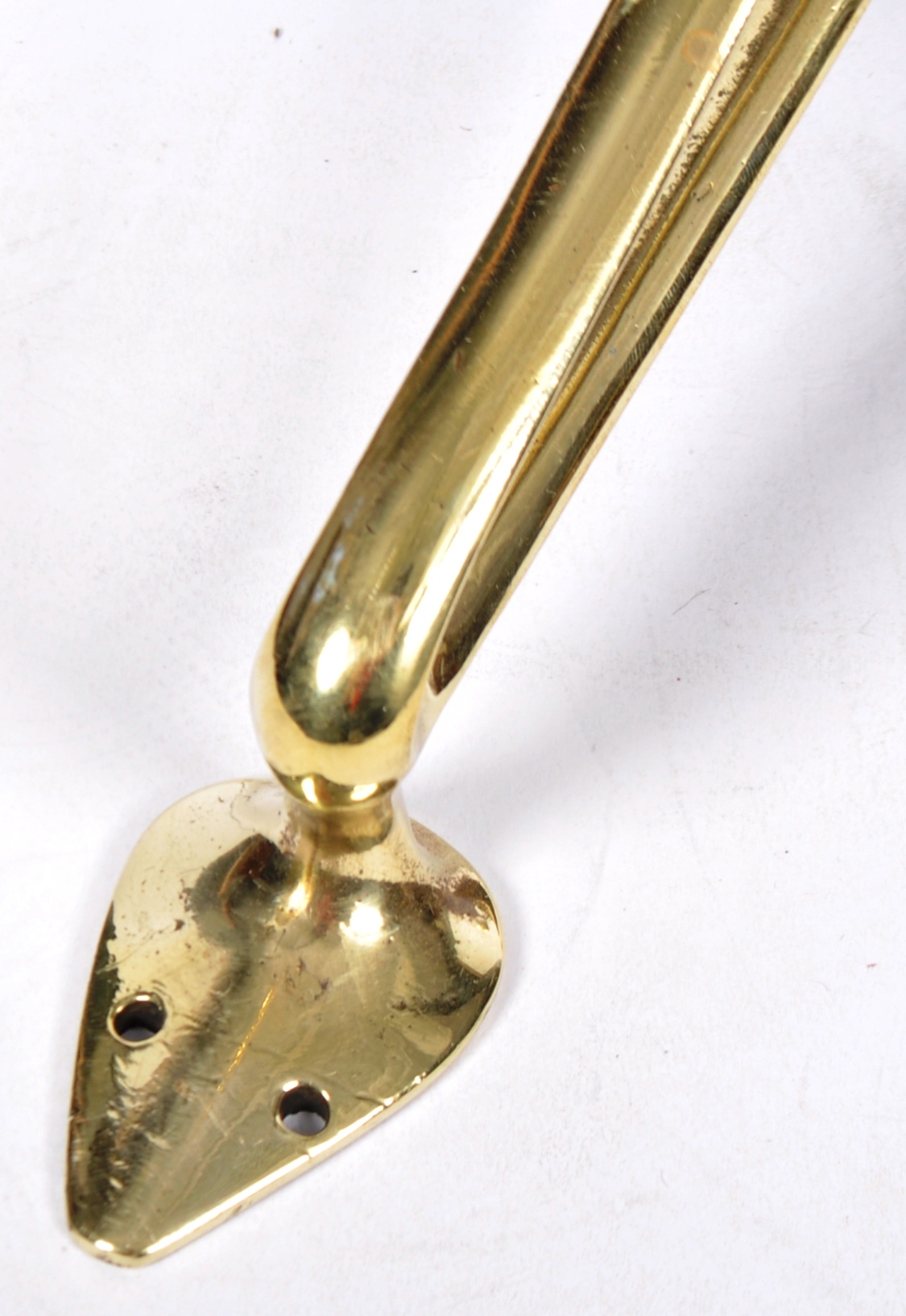 ART NOUVEAU POLISHED BRASS STANDARD LAMP - Image 5 of 5