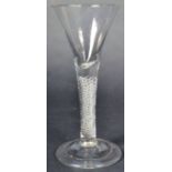 18TH CENTURY GEORGE III AIR TWIST WINE DRINKING GLASS