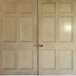 LARGE PAIR OF LARGE 19TH CENTURY WOODEN DOORS