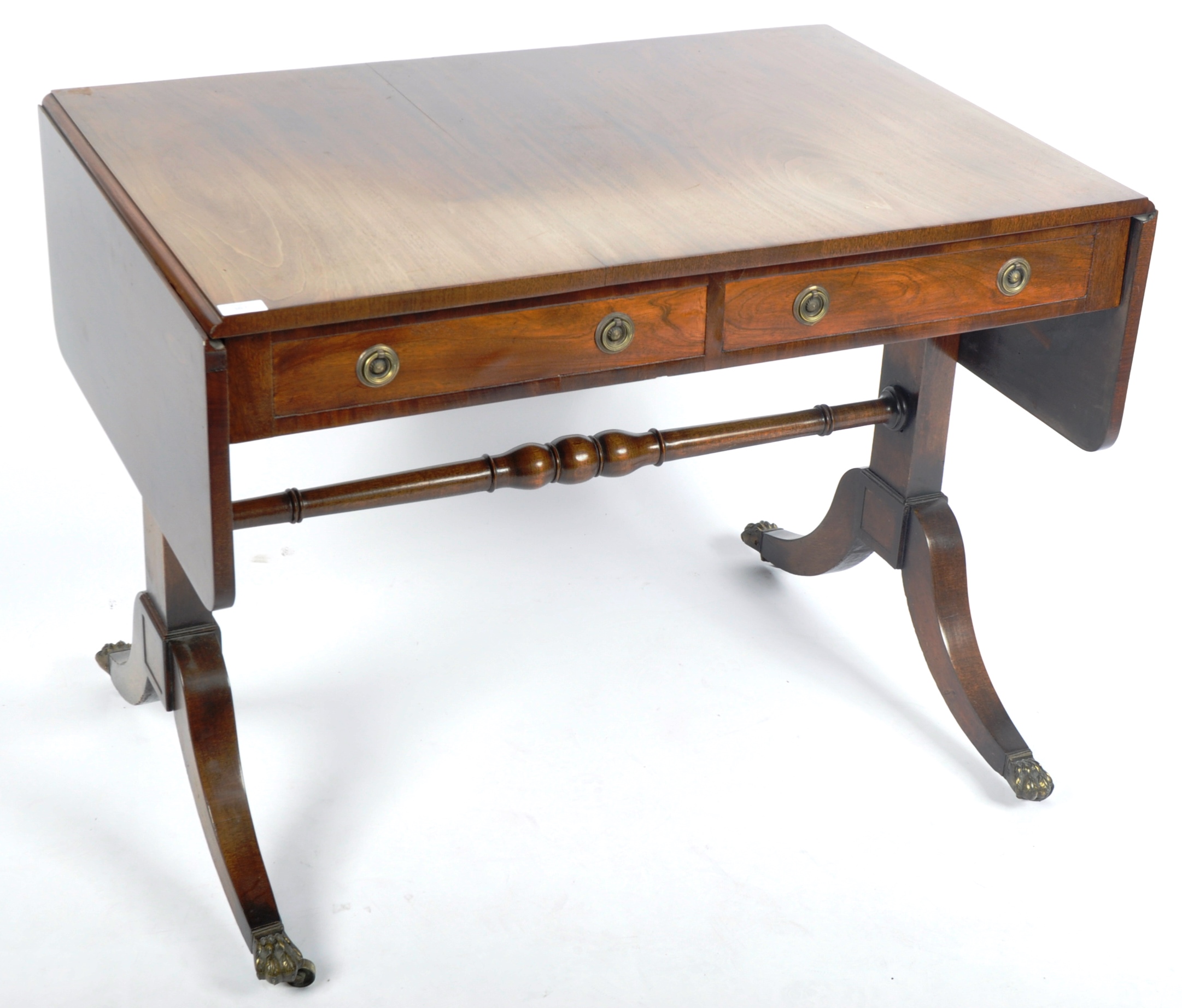 19TH CENTURY REGENCY MAHOGANY SOFA TABLE - Image 2 of 7