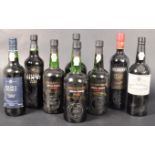 SELECTION OF ASSORTED BOTTLES OF PORT